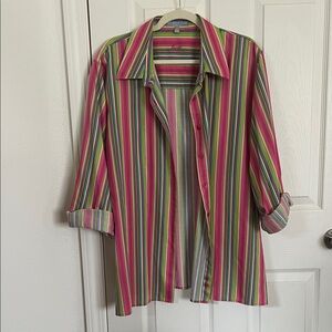 Foxcroft Multicolor Striped Shirt